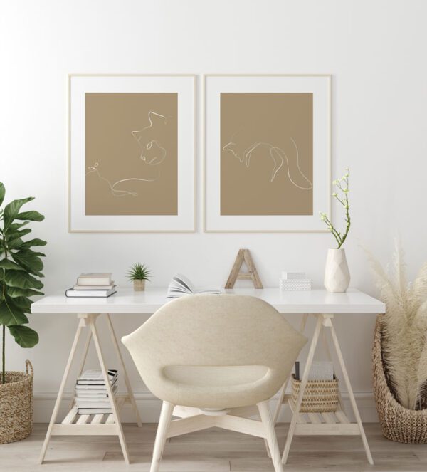 Skandinaavia stiilis postrid seinale