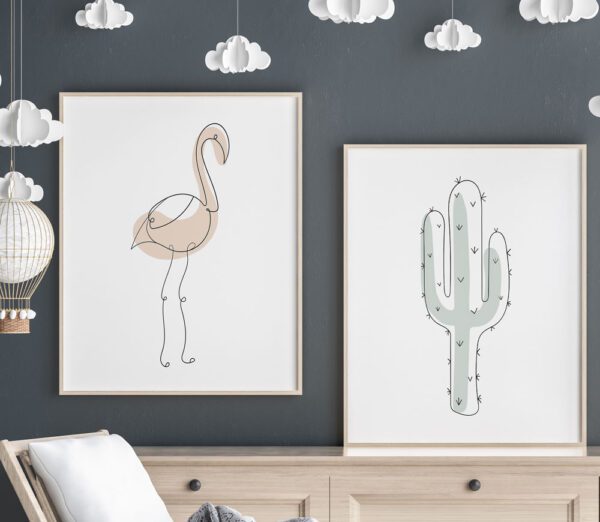 Skandinaavia stiilis postrid seinale