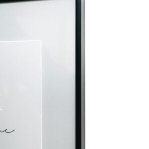 Alumiinium matt pildiraam seinale