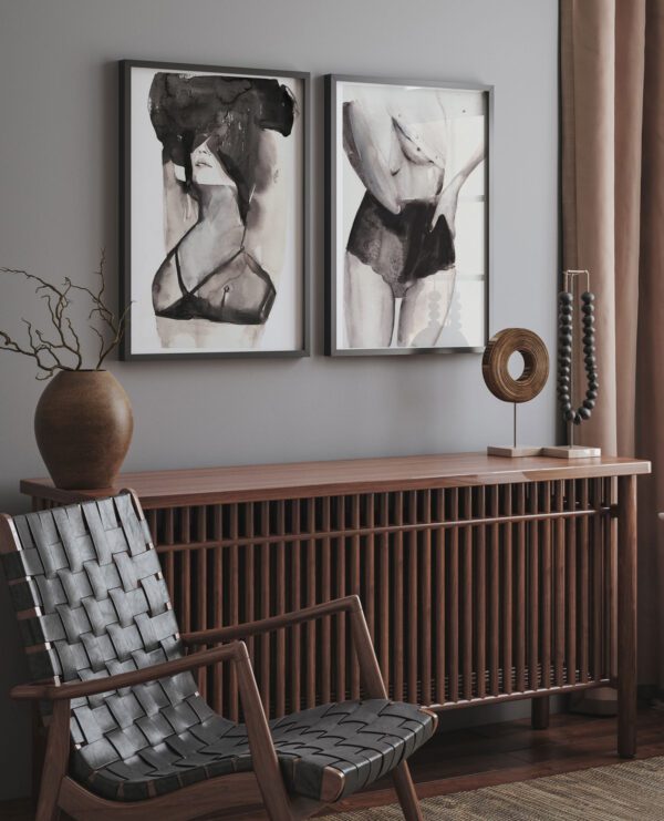 Vesivärvides must-valge figuur
  II - Vaizdas 2