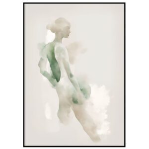 Roheline naise figuur