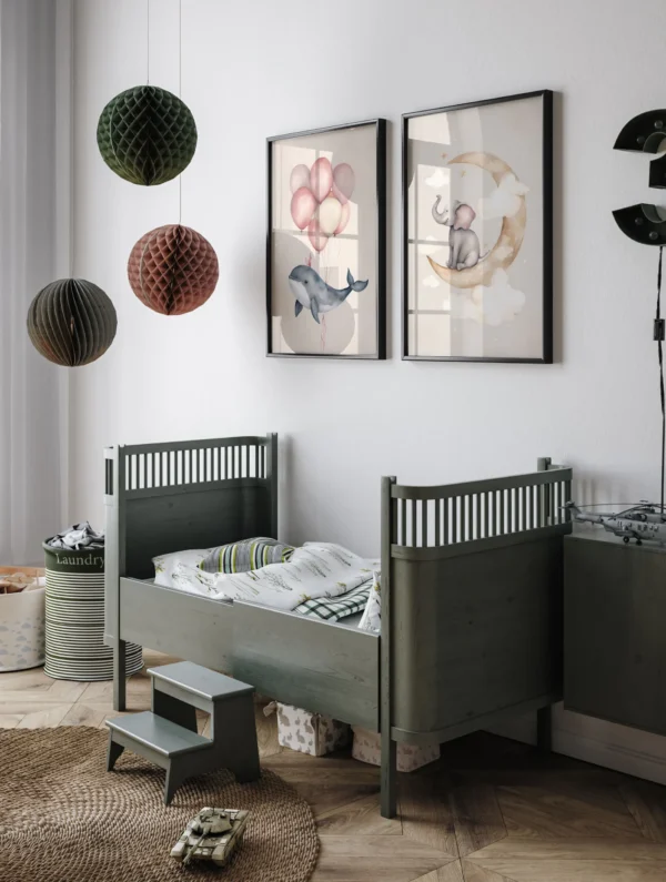 Õhupallidega lendav delfiin - Vaizdas 2