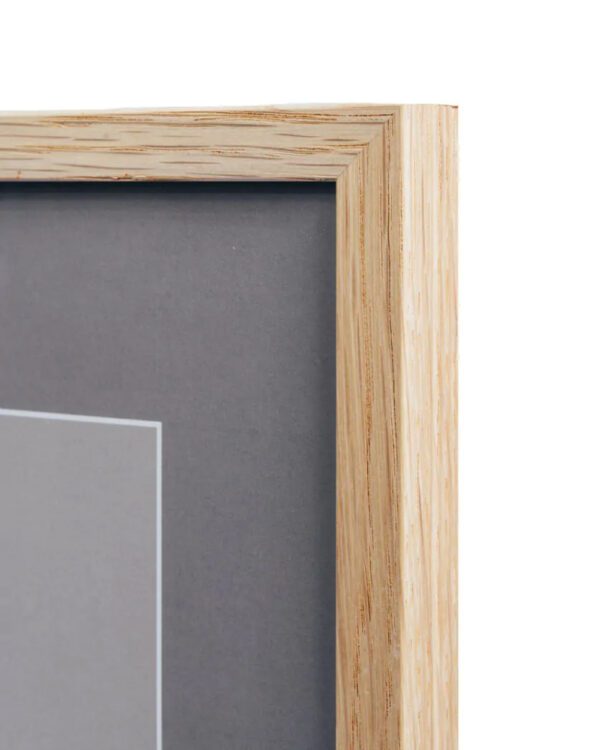 Ruudukujuline tammepuidust pildiraam - Vaizdas 2