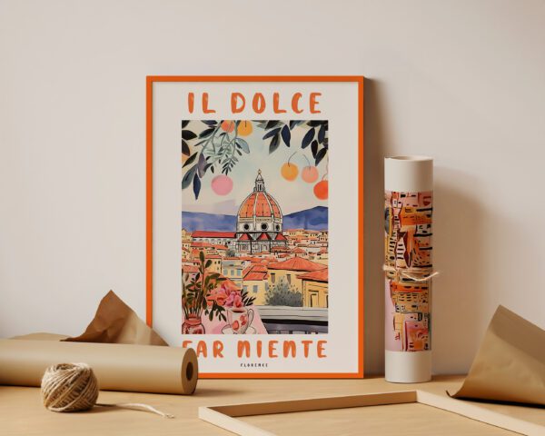 Oranž puidust pildiraam - Vaizdas 4