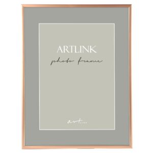 Roosa kuldne alumiinium pildiraam