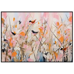 Värviliste lindude maal