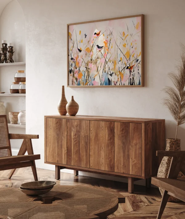 Värviliste lindude maal - Vaizdas 2