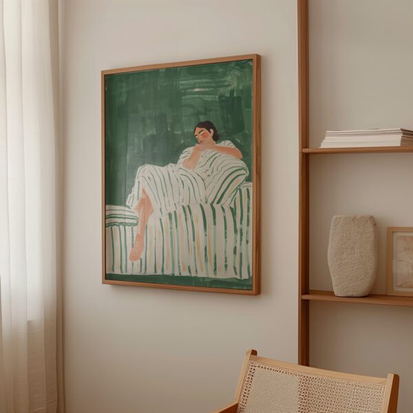 Roheline triibuline naine - Vaizdas 2