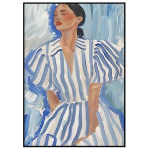 Sinise triibuline neiu