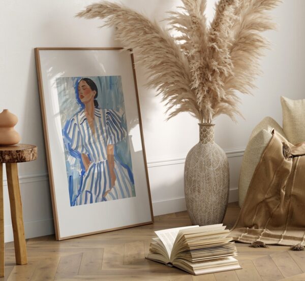 Sinise triibuline neiu - Vaizdas 2