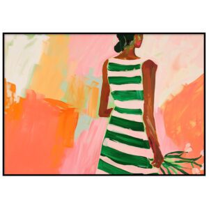 Rõõmsates toonides neiu