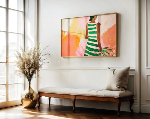 Rõõmsates toonides neiu - Vaizdas 2