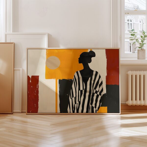 Naise modernne siluett - Vaizdas 2