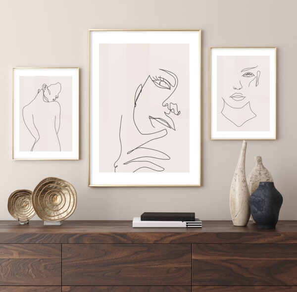 Line art naine III - Vaizdas 2