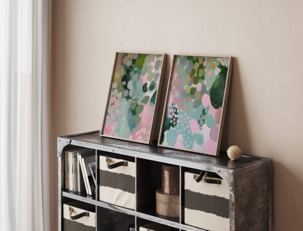 Rohelised ja roosad täpid II - Vaizdas 2