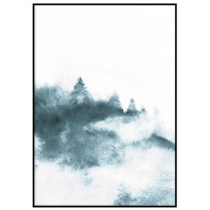 Vesivärvides metsatukk I